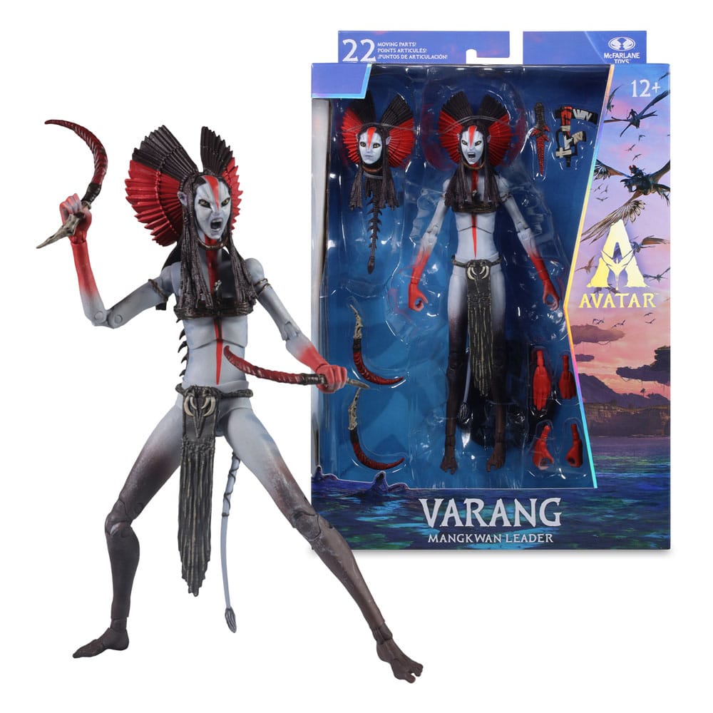  Avatar: Fire and Ash Action Figure Varang (Mangkwan Leader) 18 cm 0787926163131