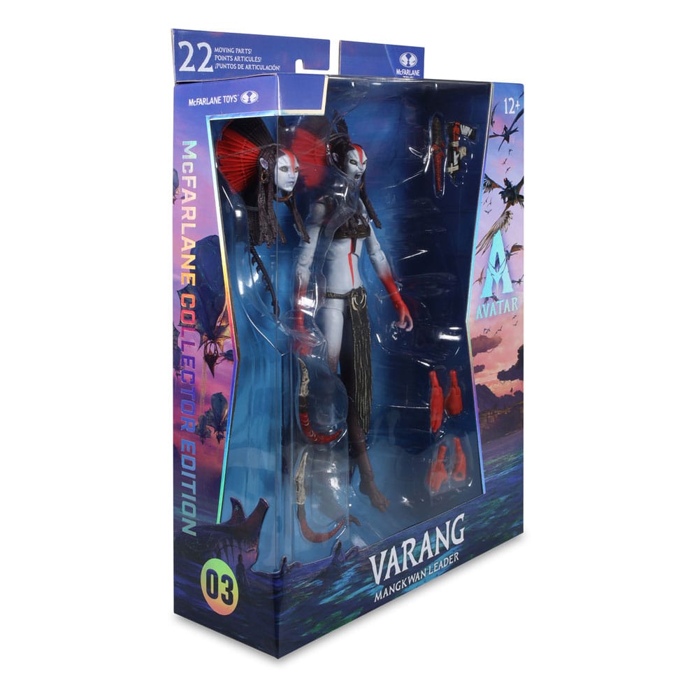  Avatar: Fire and Ash Action Figure Varang (Mangkwan Leader) 18 cm 0787926163131