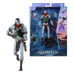 Avatar: Fire and Ash Action Figure Recom Quaritch (Ash Warrior) 18 cm 0787926163148