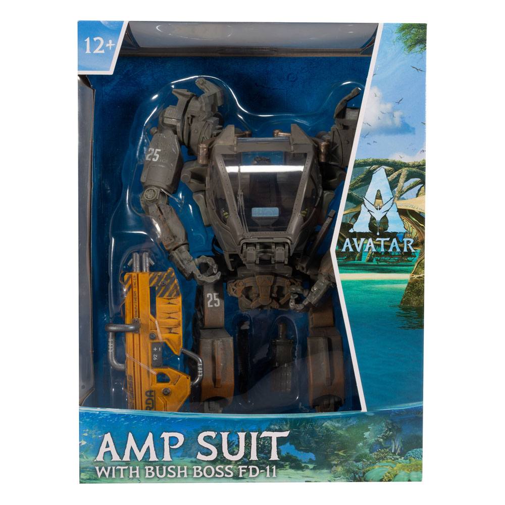 Avatar: The Way of Water Megafig Action Figure Amp Suit with Bush Boss FD-11 30 cm 0787926163186