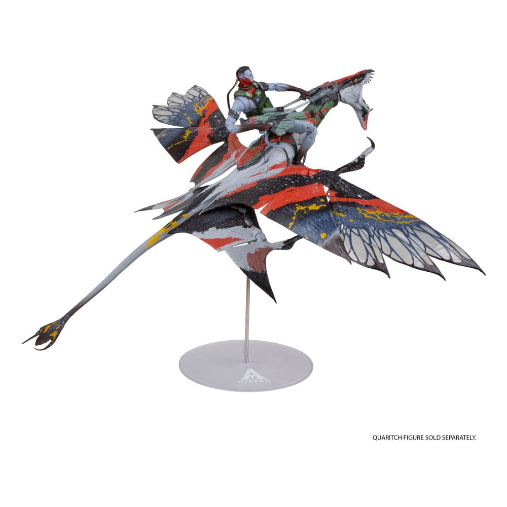 Avatar: Fire and Ash Action Figure Quaritch's new Banshee 0787926163285
