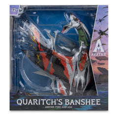 Avatar: Fire and Ash Action Figure Quaritch's new Banshee 0787926163285