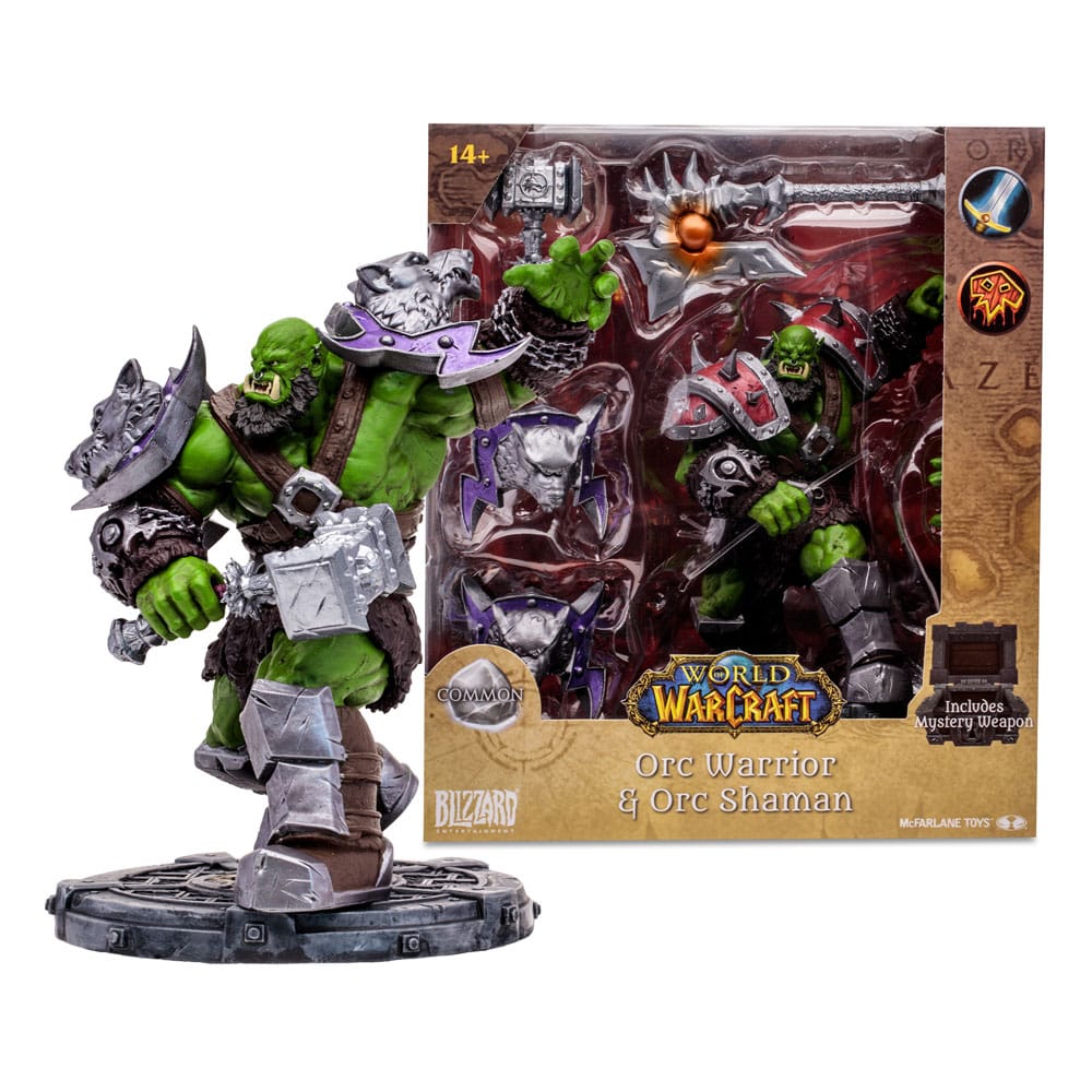 World of Warcraft Action Figure Orc: Shaman / Warrior 15 cm 0787926166712