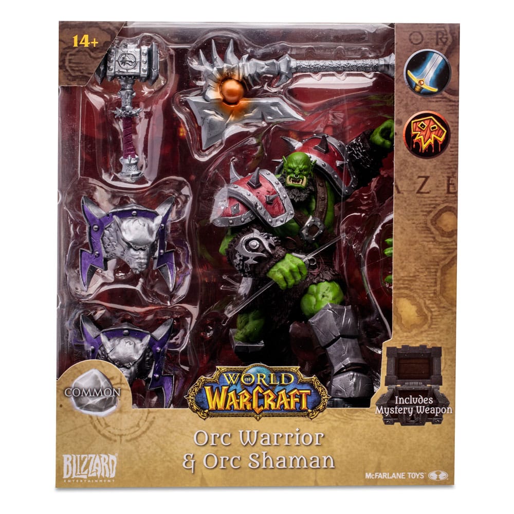 World of Warcraft Action Figure Orc: Shaman / Warrior 15 cm 0787926166712