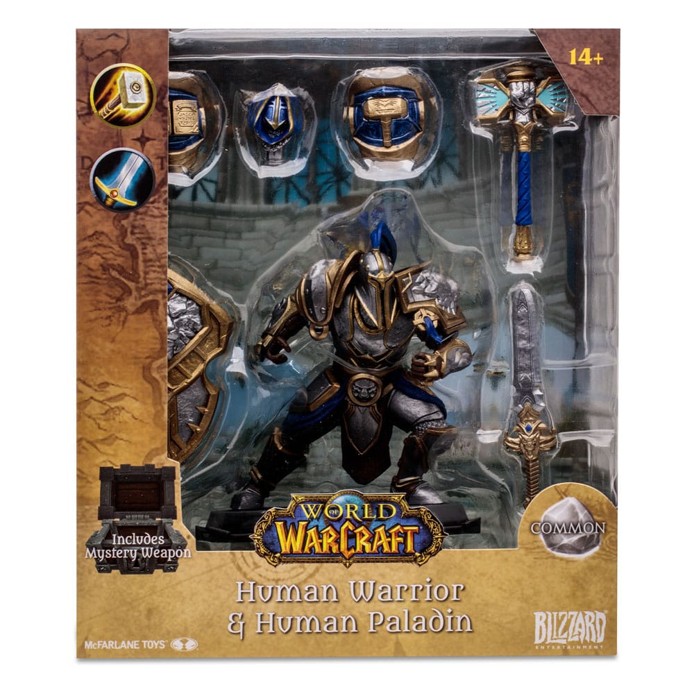 World of Warcraft Action Figure Human: Paladin / Warrior 15 cm 0787926166736