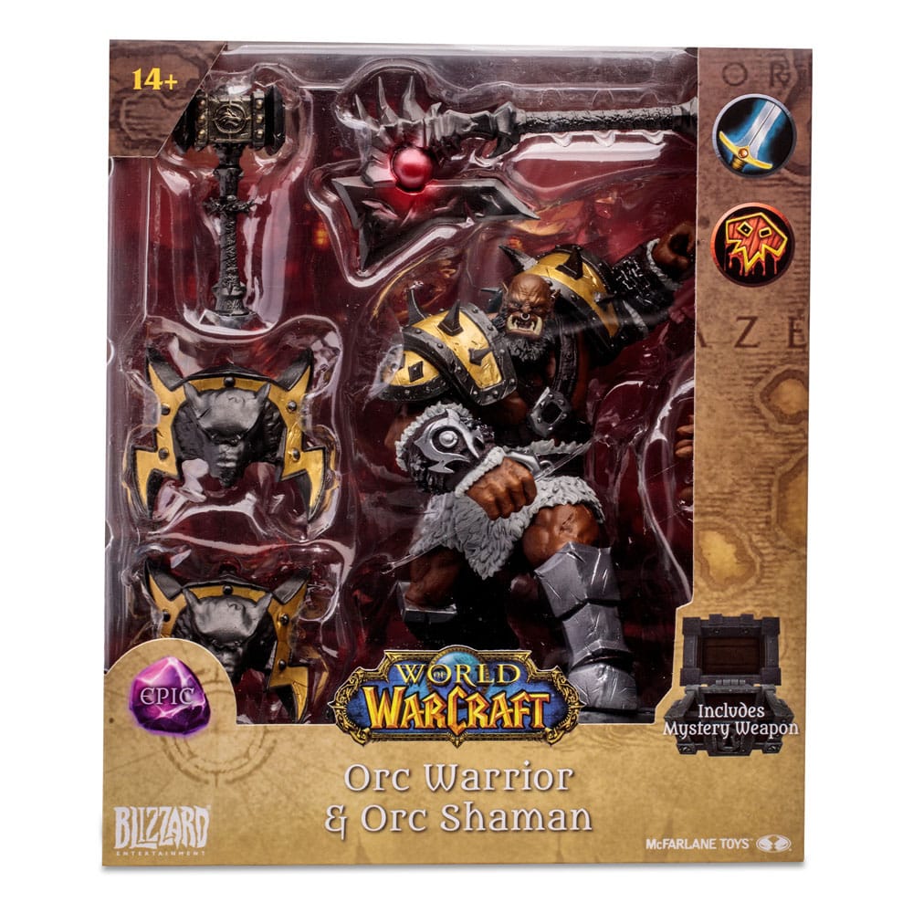 World of Warcraft Action Figure Orc Shaman Warrior (Epic) 15 cm 0787926166835