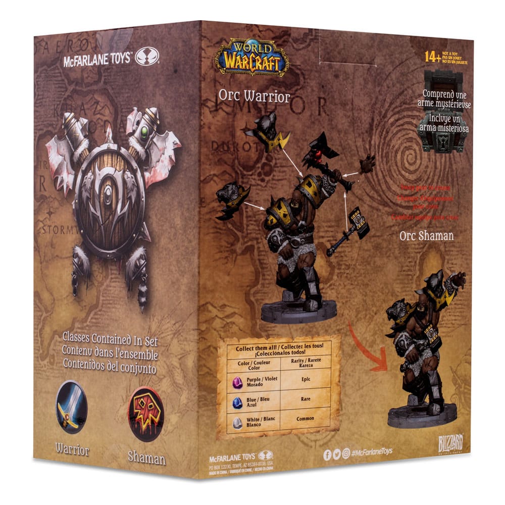 World of Warcraft Action Figure Orc Shaman Warrior (Epic) 15 cm 0787926166835
