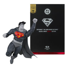 DC Multiverse Action Figure Superman (The Dark Knight Returns) (Black & White Accent Edition) (Gold Label) 18 cm 0787926172423