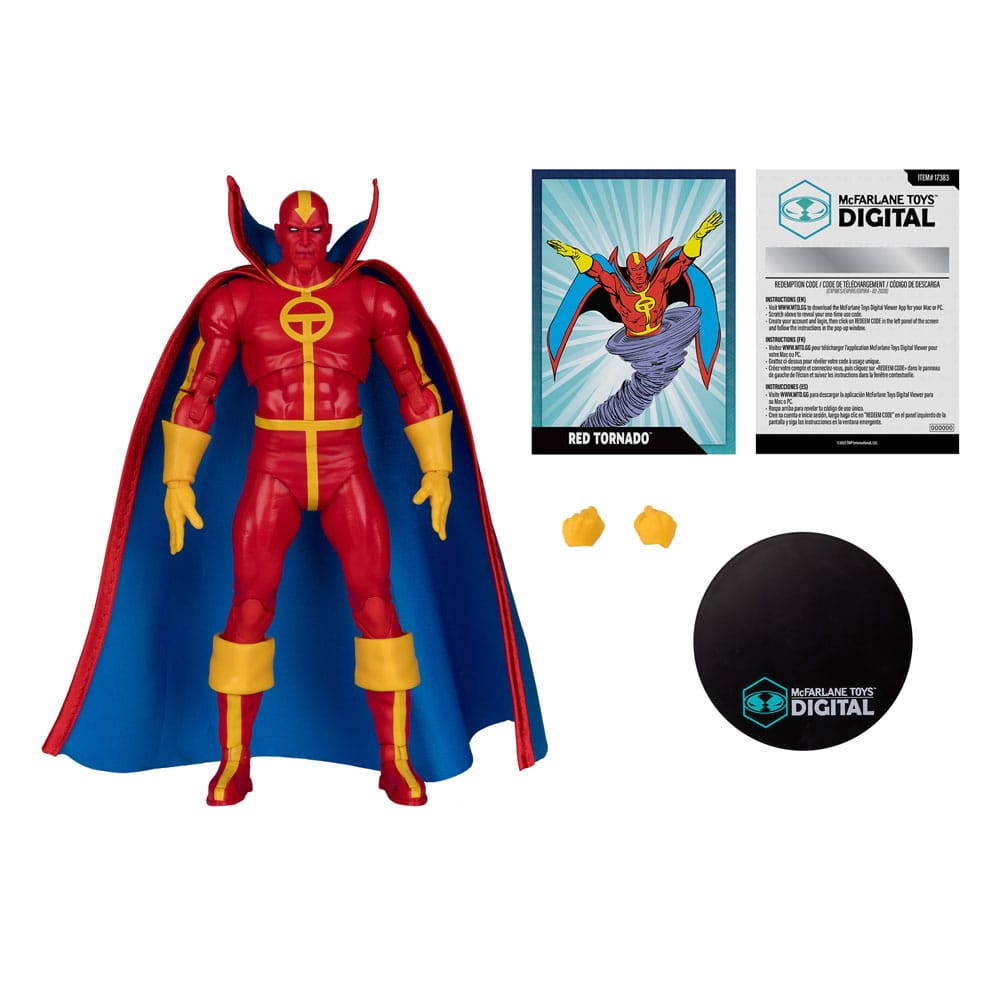 DC Direct McFarlane Toys Digital Action Figure Red Tornado (Bronze Age) 18 cm 0787926173833