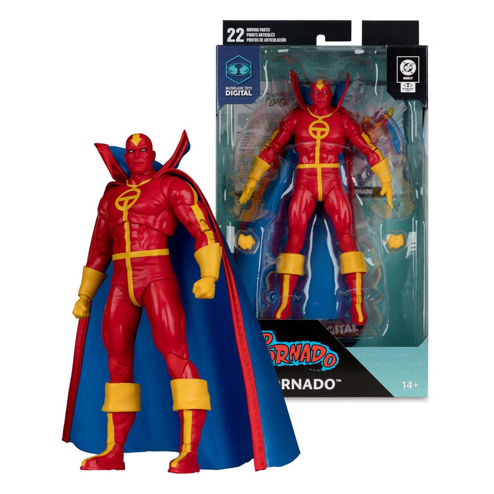 DC Direct McFarlane Toys Digital Action Figure Red Tornado (Bronze Age) 18 cm 0787926173833
