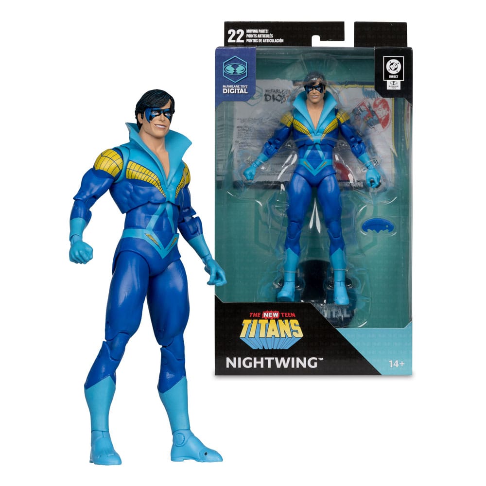 DC Direct McFarlane Toys Digital Action Figure Nightwing (Teen Titans) 18 cm 0787926173888