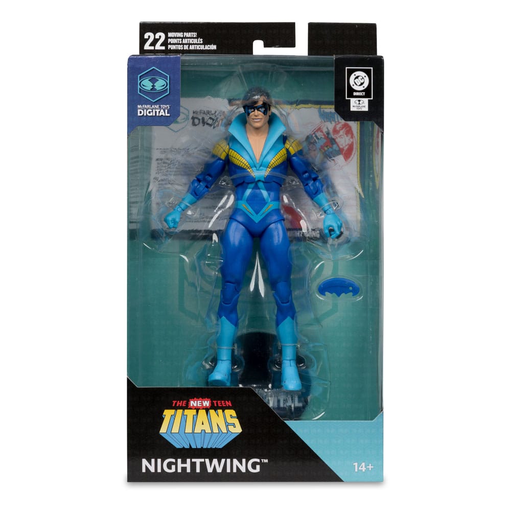 DC Direct McFarlane Toys Digital Action Figure Nightwing (Teen Titans) 18 cm 0787926173888