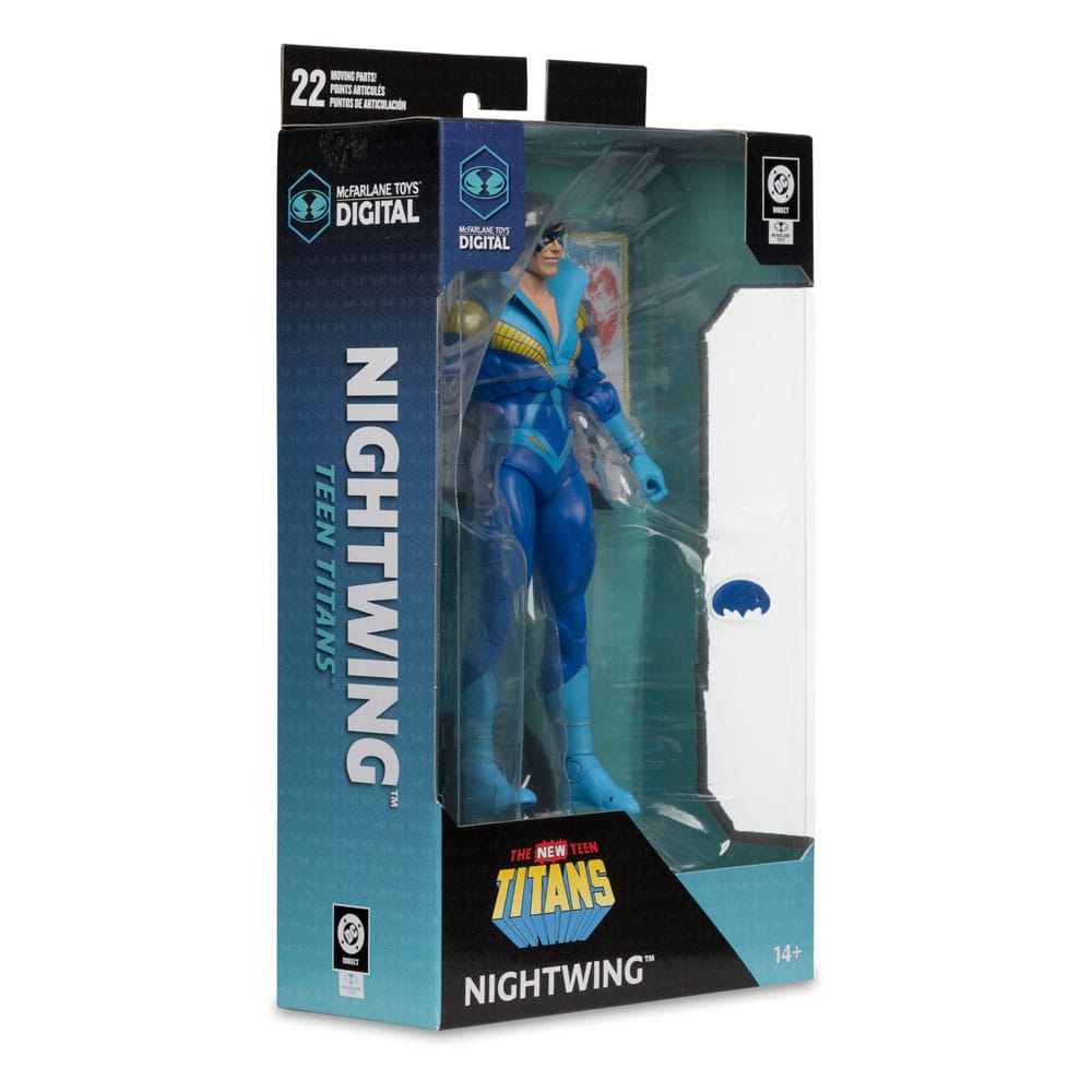 DC Direct McFarlane Toys Digital Action Figure Nightwing (Teen Titans) 18 cm 0787926173888