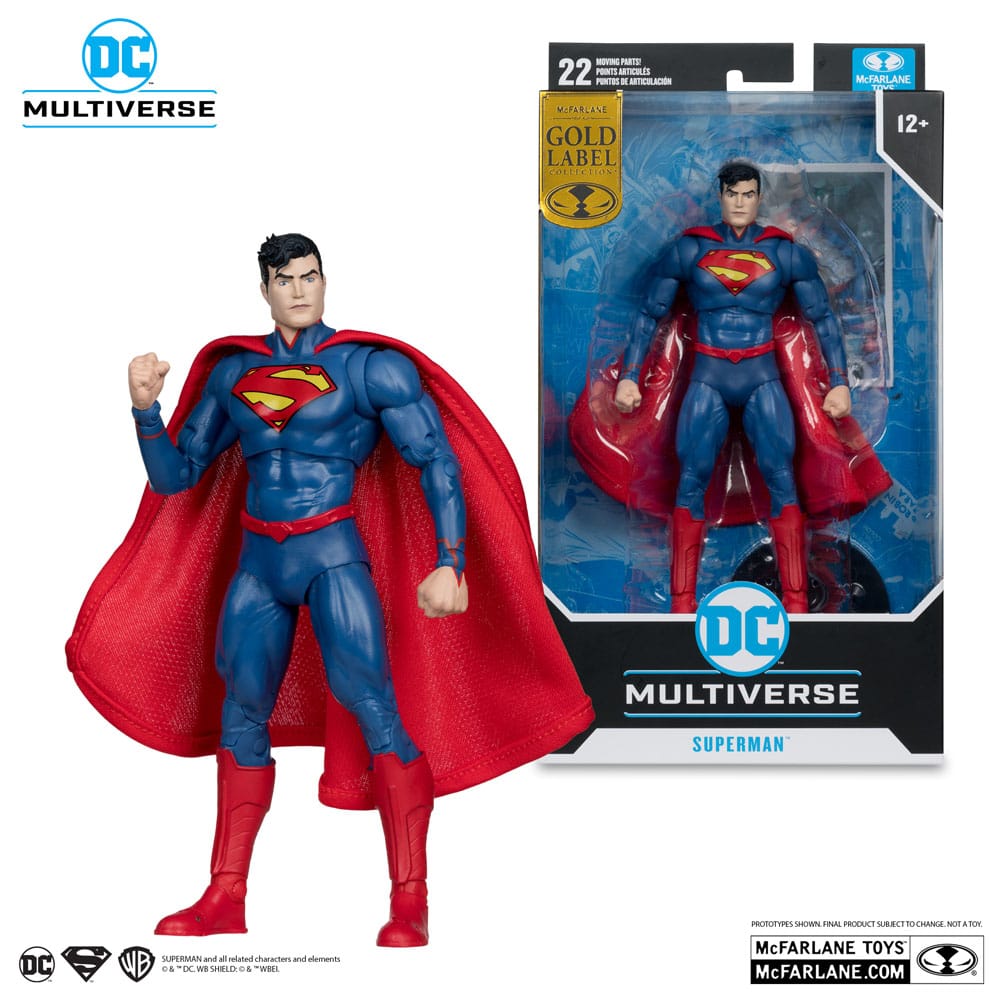 The New 52 DC Multiverse Action Figure Superman (Gold Label) 18 cm 0787926174045