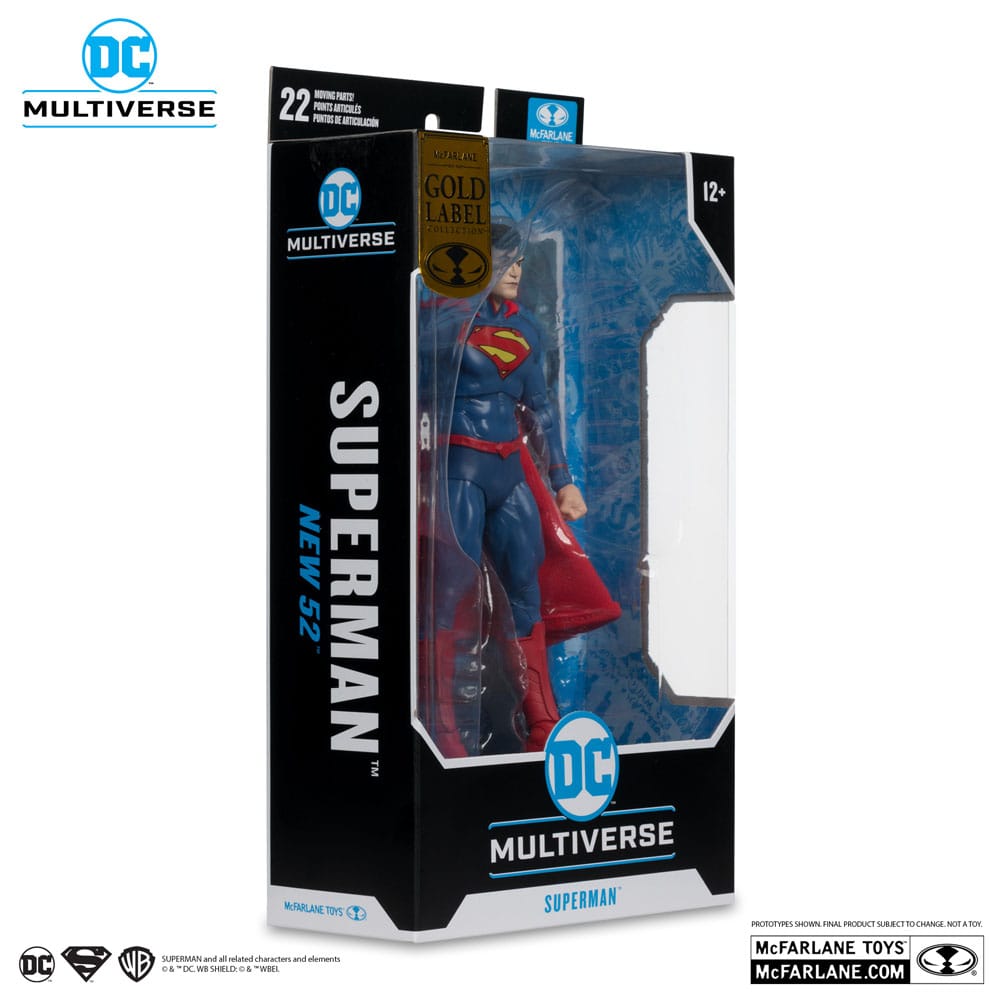 The New 52 DC Multiverse Action Figure Superman (Gold Label) 18 cm 0787926174045