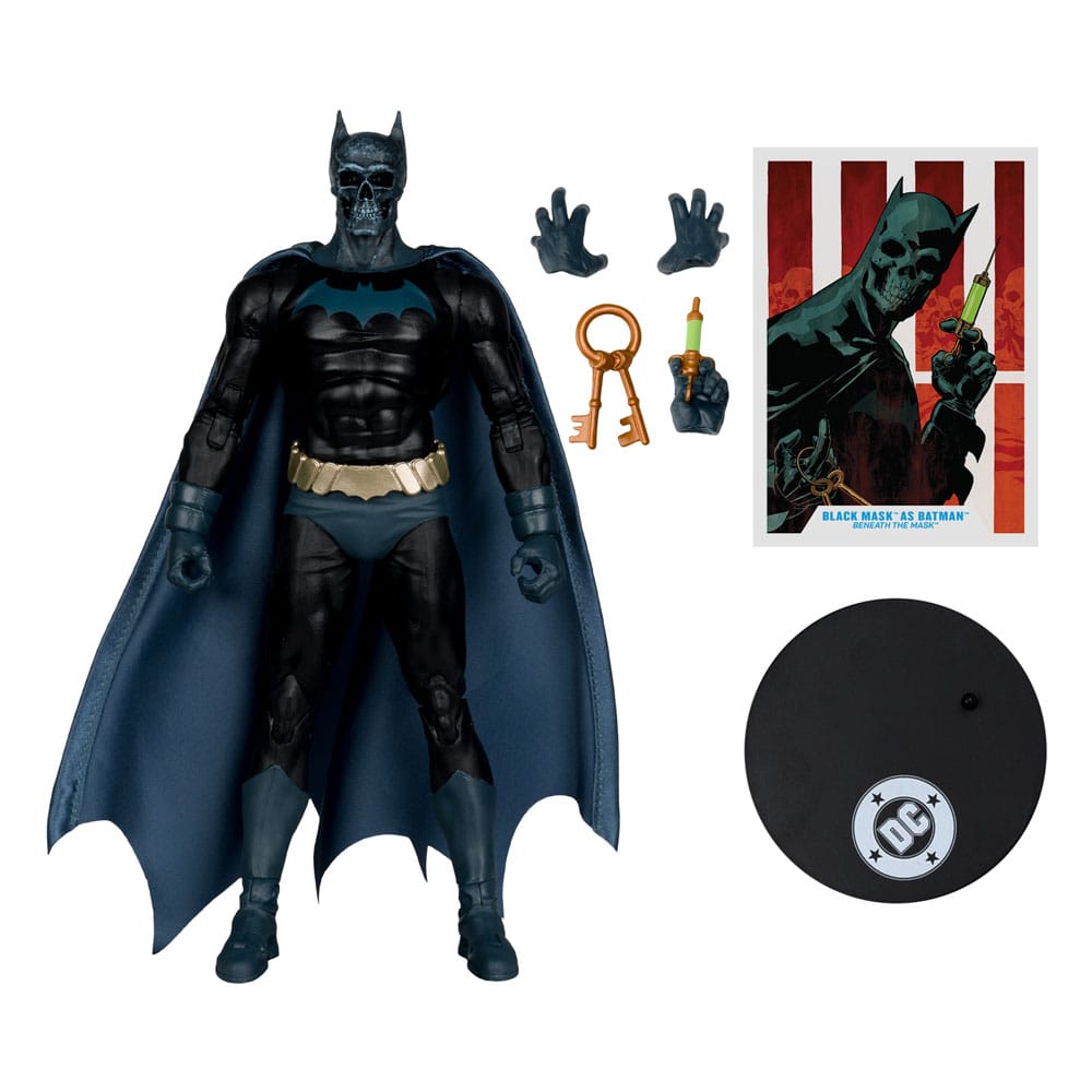 DC Multiverse Action Figure Black Mask as Batman (Beneath the Mask) 18 cm 0787926174328