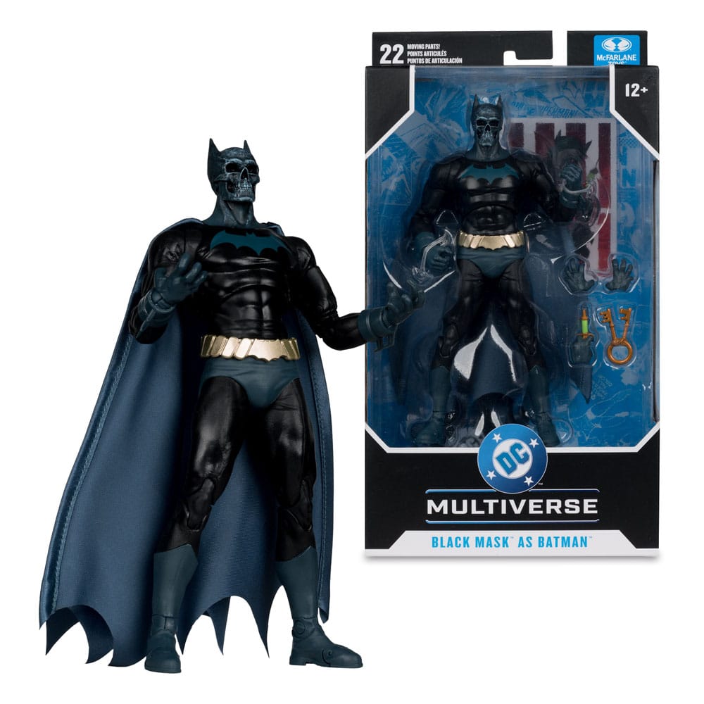 DC Multiverse Action Figure Black Mask as Batman (Beneath the Mask) 18 cm 0787926174328
