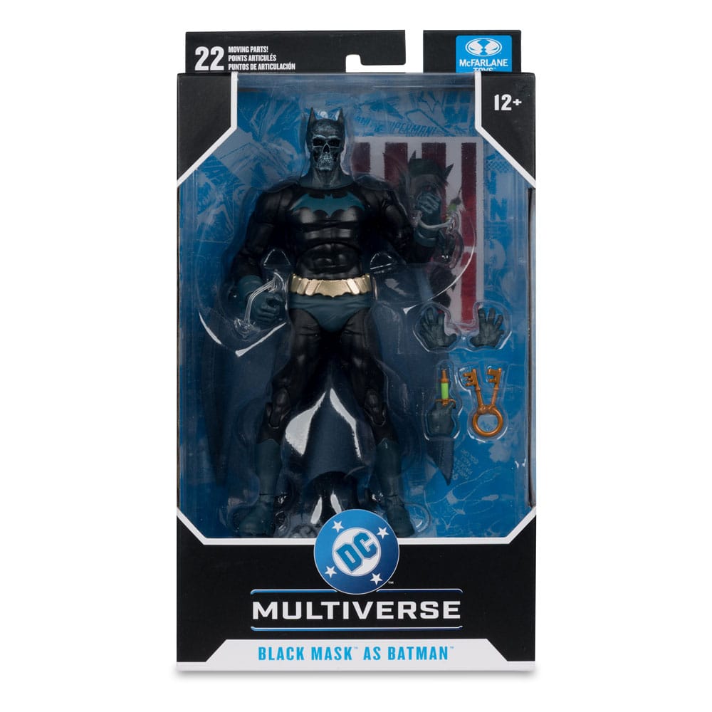 DC Multiverse Action Figure Black Mask as Batman (Beneath the Mask) 18 cm 0787926174328