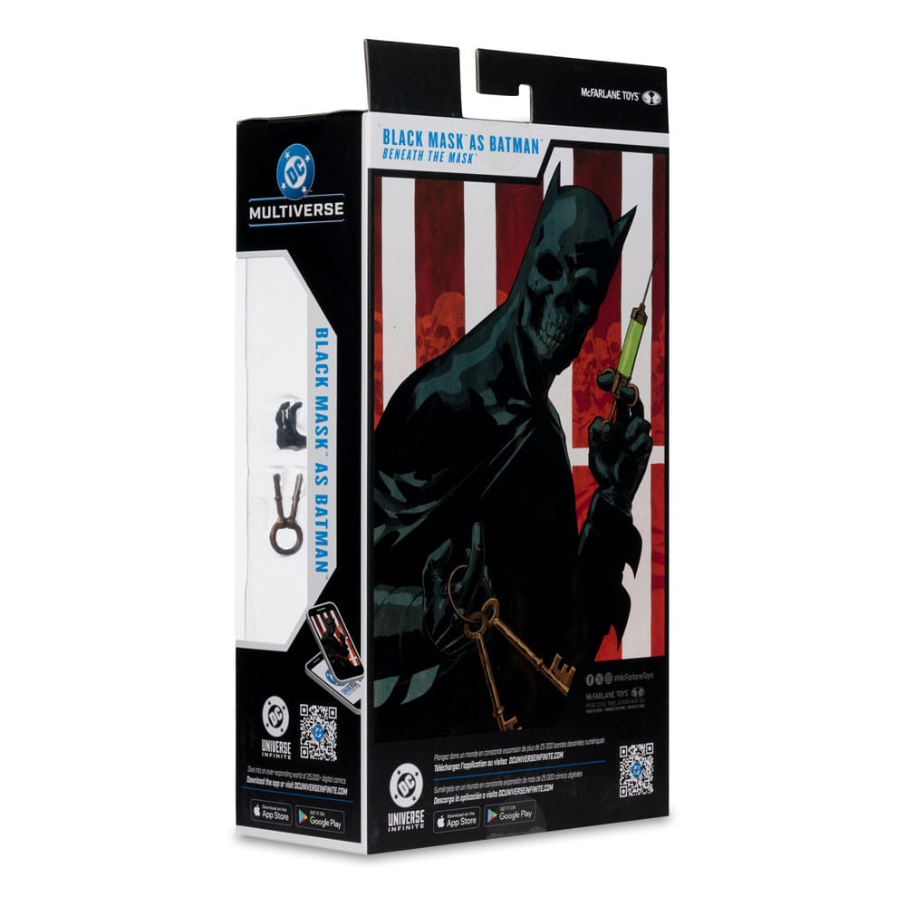 DC Multiverse Action Figure Black Mask as Batman (Beneath the Mask) 18 cm 0787926174328