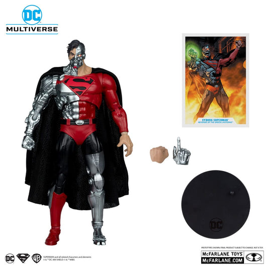 Revenge of the Green Lanterns DC Multiverse Action Figure Cyborg Superman (Gold Label) 18 cm 0787926174441