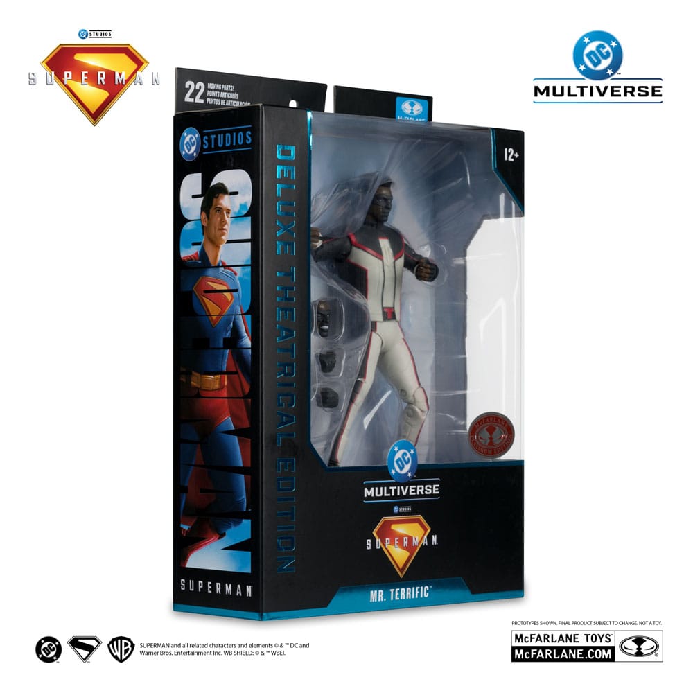 Superman (2025) DC Multiverse Deluxe Theatrical Edition Action Figure Mr. Terrific (Red Platinum Edition) 18 cm 0787926174519