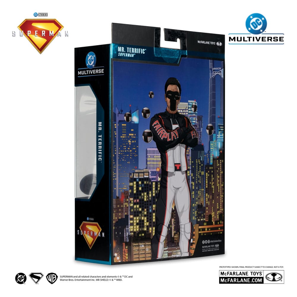 Superman (2025) DC Multiverse Deluxe Theatrical Edition Action Figure Mr. Terrific (Red Platinum Edition) 18 cm 0787926174519