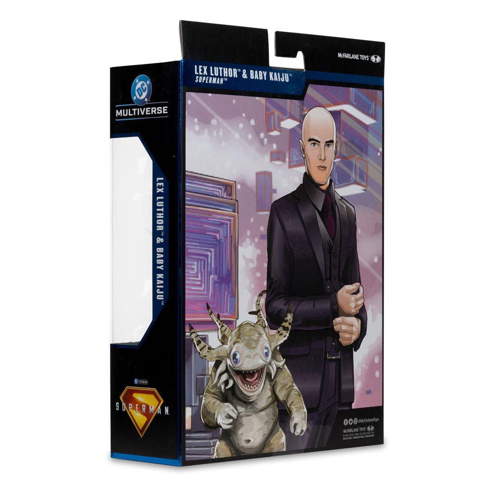 Superman (2025) DC Multiverse Deluxe Action Figure Lex Luthor with Baby Kaiju (Deluxe Theatrical Edition) 18 cm 0787926174533