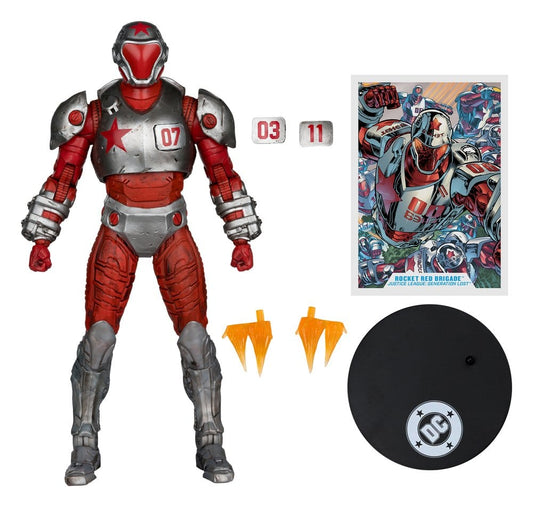 Justice League: Generation Lost DC Multiverse Action Figure Rocket Red Brigade 18 cm 0787926174724