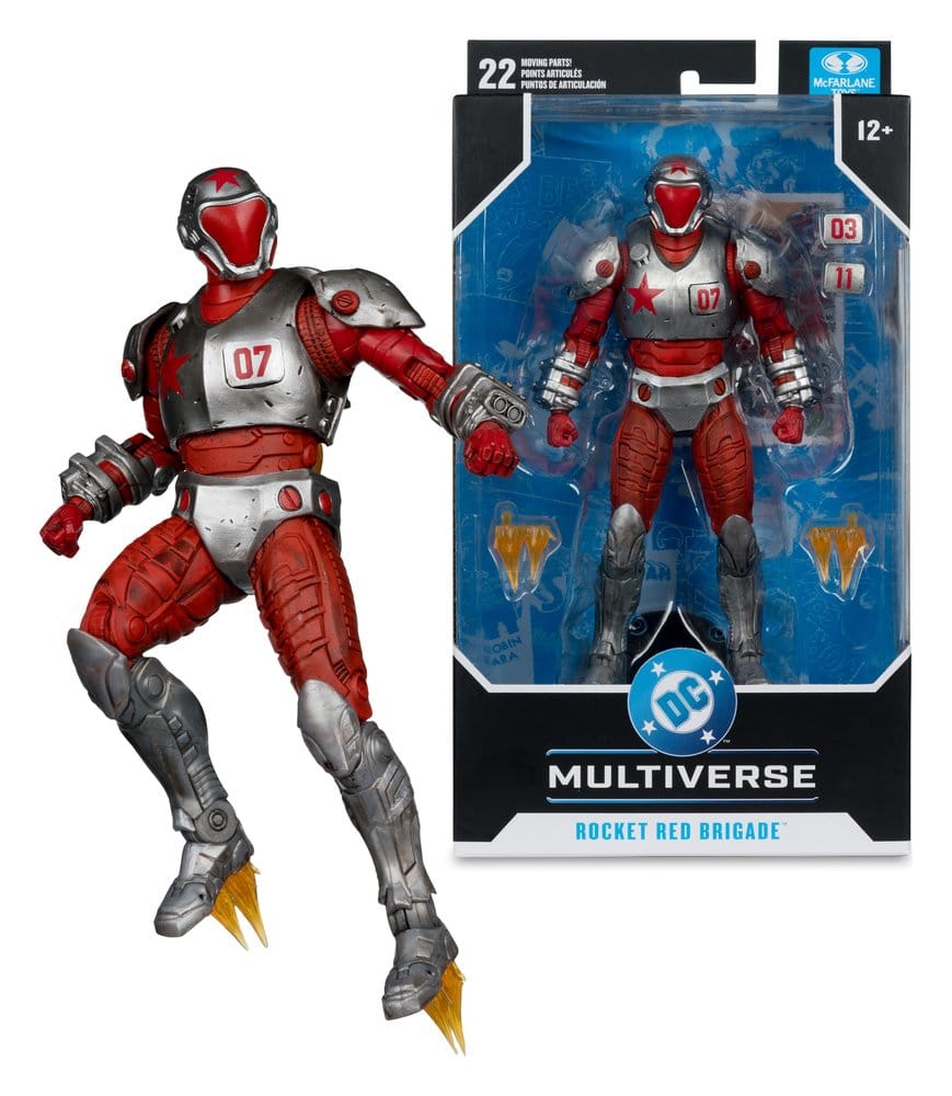 Justice League: Generation Lost DC Multiverse Action Figure Rocket Red Brigade 18 cm 0787926174724