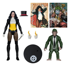 DC Multiverse McFarlane Action Figure Zatanna with Detective Chimp Collector Edition #53 18 cm 0787926174762