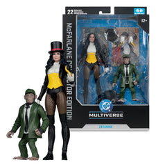 DC Multiverse McFarlane Action Figure Zatanna with Detective Chimp Collector Edition #53 18 cm 0787926174762