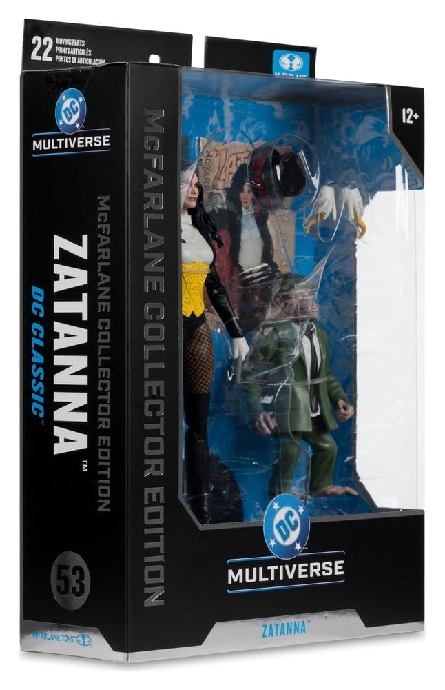 DC Multiverse McFarlane Action Figure Zatanna with Detective Chimp Collector Edition #53 18 cm 0787926174762
