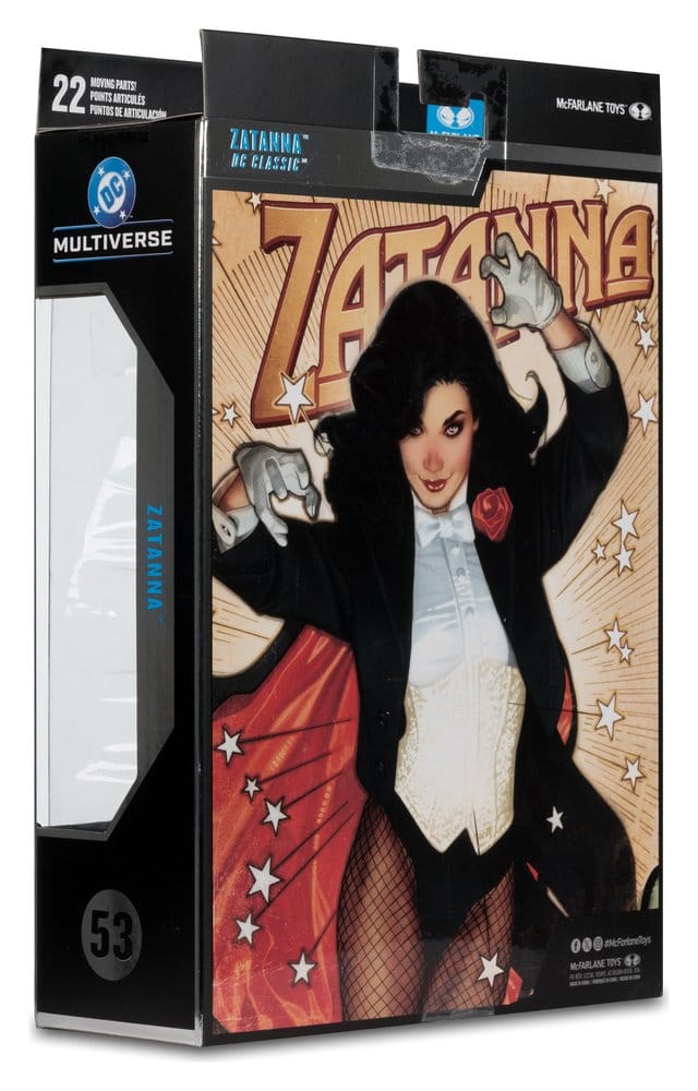 DC Multiverse McFarlane Action Figure Zatanna with Detective Chimp Collector Edition #53 18 cm 0787926174762