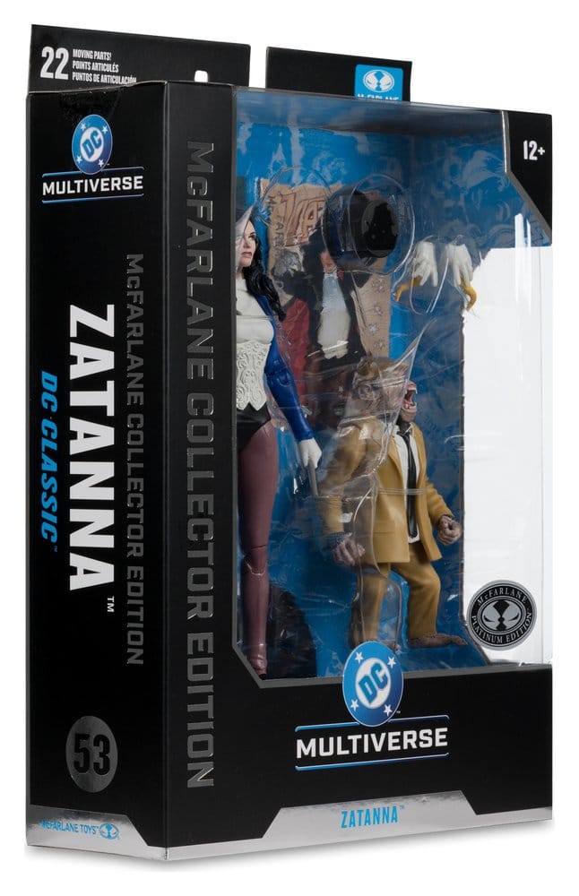 DC Multiverse McFarlane Action Figure Zatanna with Detective Chimp Collector Edition #53 18 cm 0787926174762