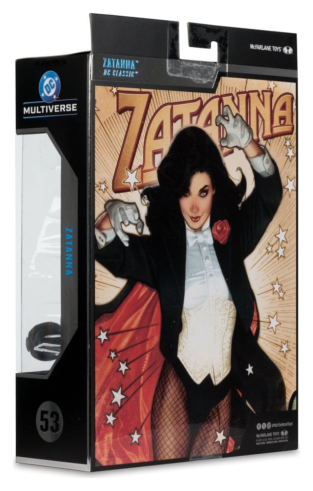 DC Multiverse McFarlane Action Figure Zatanna with Detective Chimp Collector Edition #53 18 cm 0787926174762