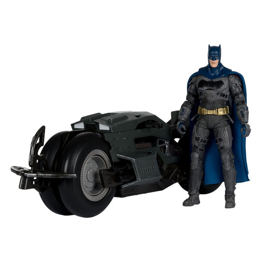 The Flash DC Multiverse Vehicle Batcycle with Batman   0787926174779