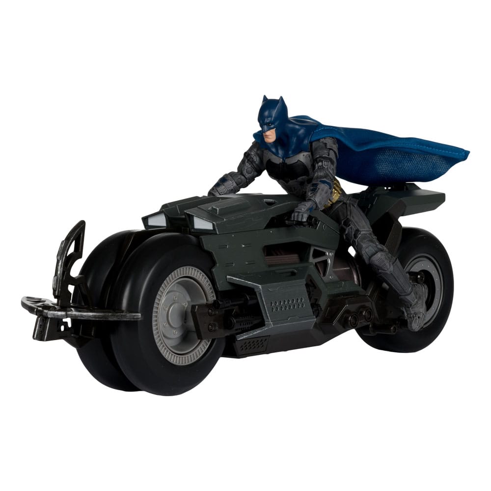 The Flash DC Multiverse Vehicle Batcycle with Batman   0787926174779