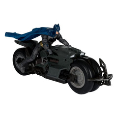 The Flash DC Multiverse Vehicle Batcycle with Batman   0787926174779