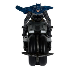 The Flash DC Multiverse Vehicle Batcycle with Batman   0787926174779