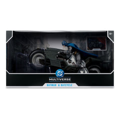 The Flash DC Multiverse Vehicle Batcycle with Batman   0787926174779