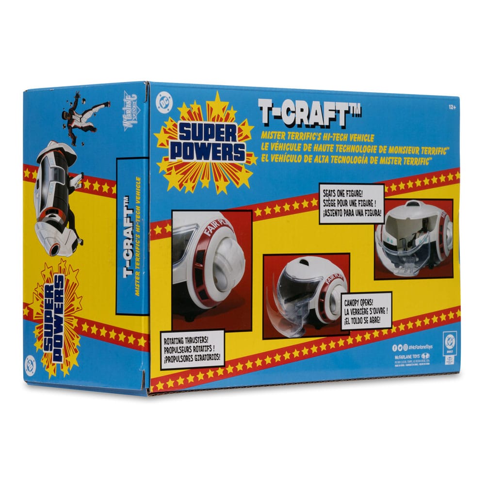 Superman (2025) DC Direct Super Powers Action Figure with Vehicle Mr. Terrific & T-Craft 0787926174922