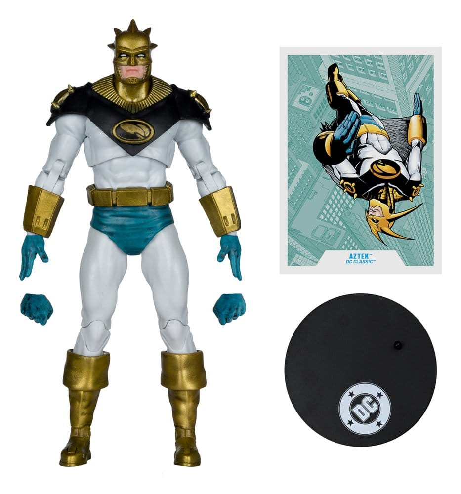 DC Multiverse Actionfigur Aztek (DC Classic) (Red Platinum Edition) 18 cmDC Multiverse Action Figure Aztek (DC Classic) (Chase) 18 cmDC Multiverse figurine Aztek (DC Classic) (Red Platinum Edition) 18 cmDC Multiverse Figura de Acción Aztek (DC Classic) (R 0787926175097