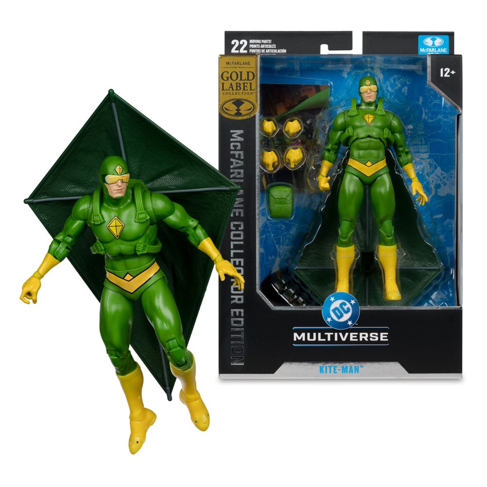Batman Rogues DC Multiverse McFarlane Collector Edition Action Figure #43 Kite Man (Gold Label) 21 cm 0787926175295
