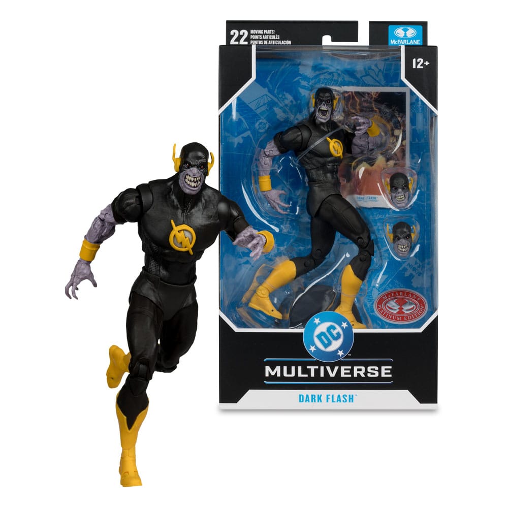 DC Comics DC Multiverse Action Figure Dark Flash (Dark Mulitverse) (Red Platinum Edition) 18 cm 0787926175622