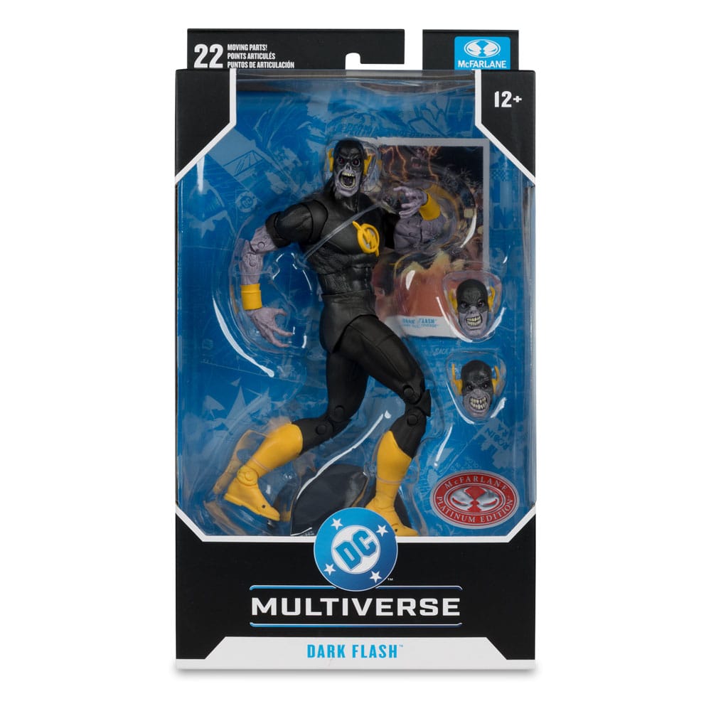 DC Comics DC Multiverse Action Figure Dark Flash (Dark Mulitverse) (Red Platinum Edition) 18 cm 0787926175622