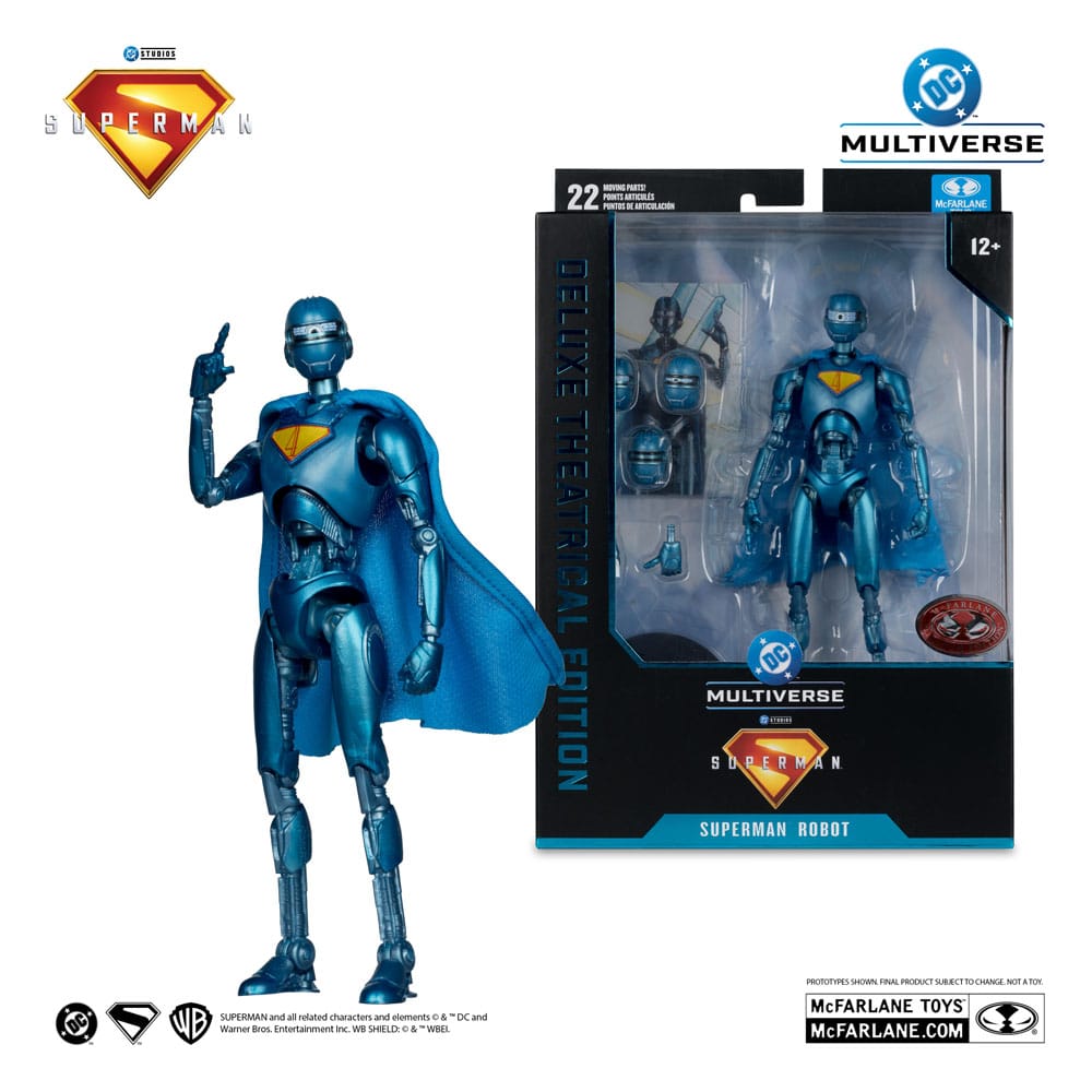 Superman (2025) DC Multiverse Deluxe Action Figure Superman Robot (Red Platinum Edition) 18 cm 0787926175721