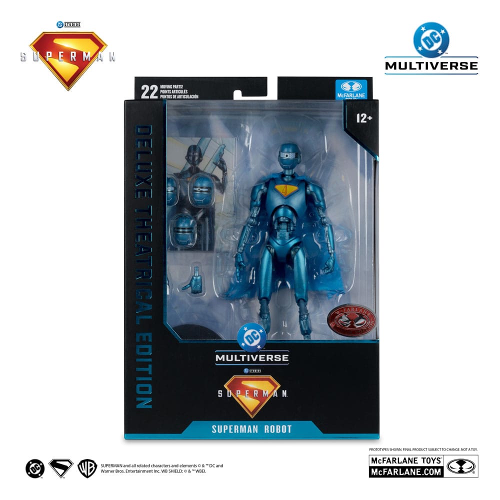 Superman (2025) DC Multiverse Deluxe Action Figure Superman Robot (Red Platinum Edition) 18 cm 0787926175721