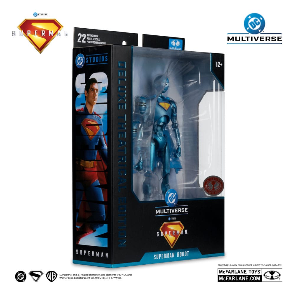 Superman (2025) DC Multiverse Deluxe Action Figure Superman Robot (Red Platinum Edition) 18 cm 0787926175721