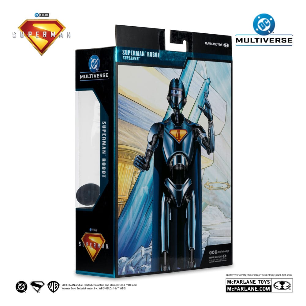 Superman (2025) DC Multiverse Deluxe Action Figure Superman Robot (Red Platinum Edition) 18 cm 0787926175721