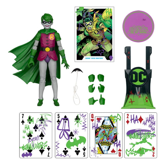 DC Rebirth DC Multiverse Action Figure Robin (Dick Grayson) (Jokerized) (Gold Label) 18 cm 0787926175929